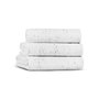 Mijölnir Toalla de Manos Algodón 100% Blanca 420 gr/m² Suave y Absorbente 50 x 90 cm